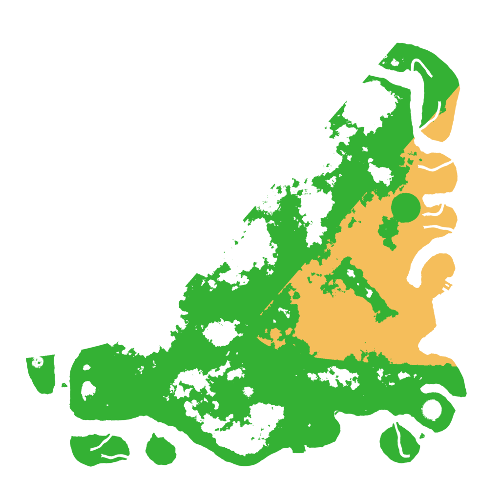 Biome Rust Map: Procedural Map, Size: 4500, Seed: 782025