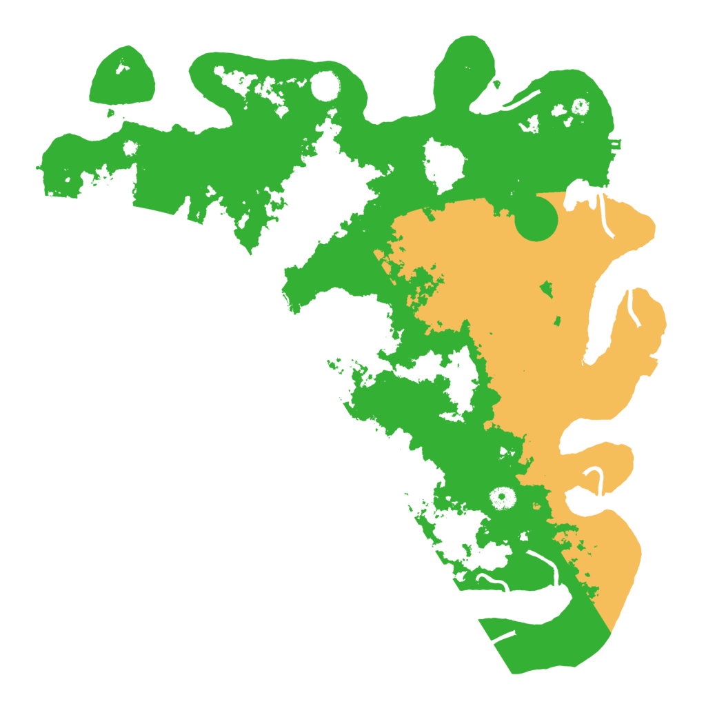 Biome Rust Map: Procedural Map, Size: 4300, Seed: 57