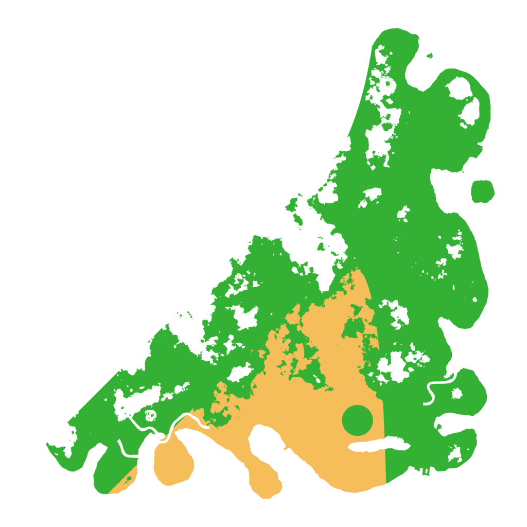 Biome Rust Map: Procedural Map, Size: 4500, Seed: 72055660
