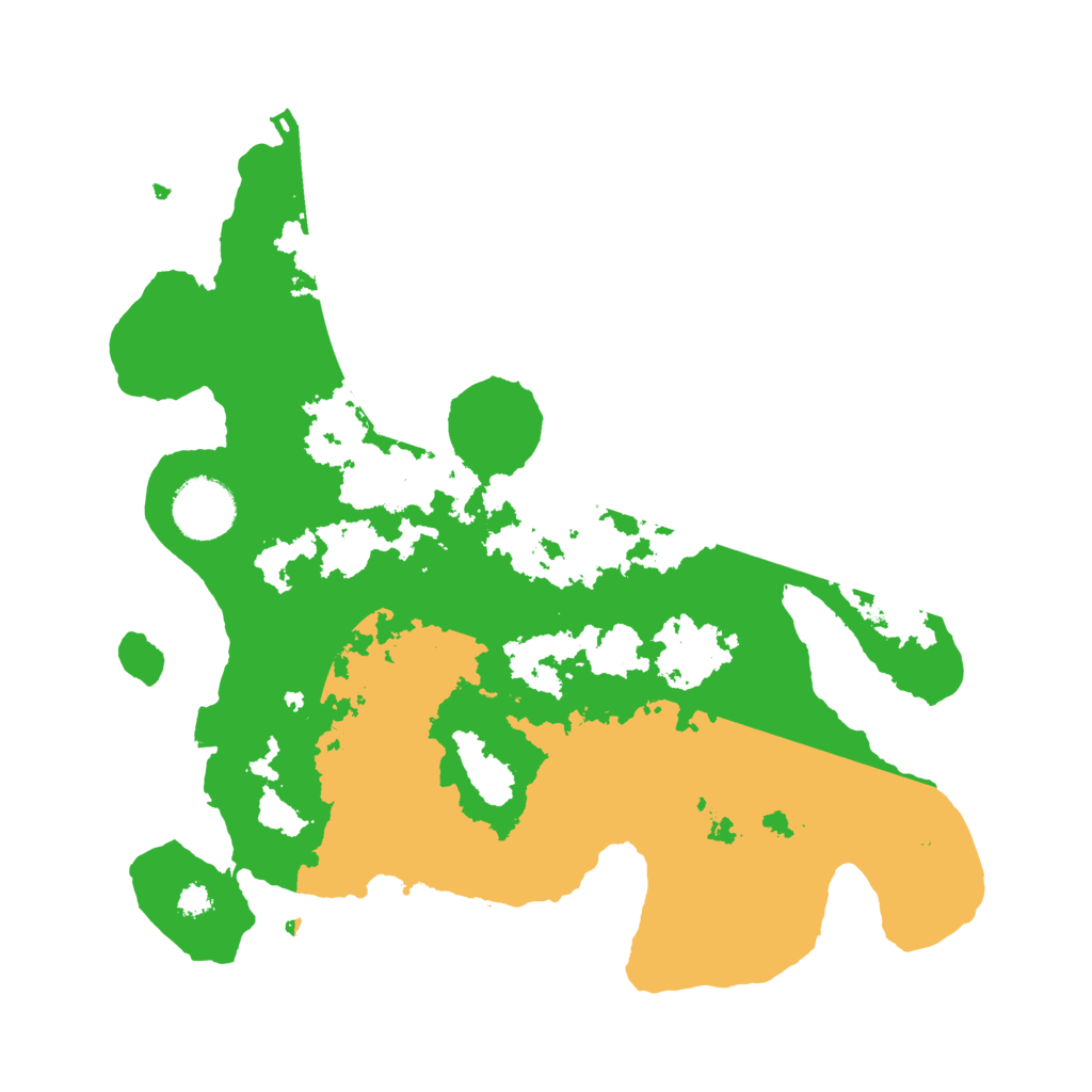 Biome Rust Map: Procedural Map, Size: 3100, Seed: 6234284