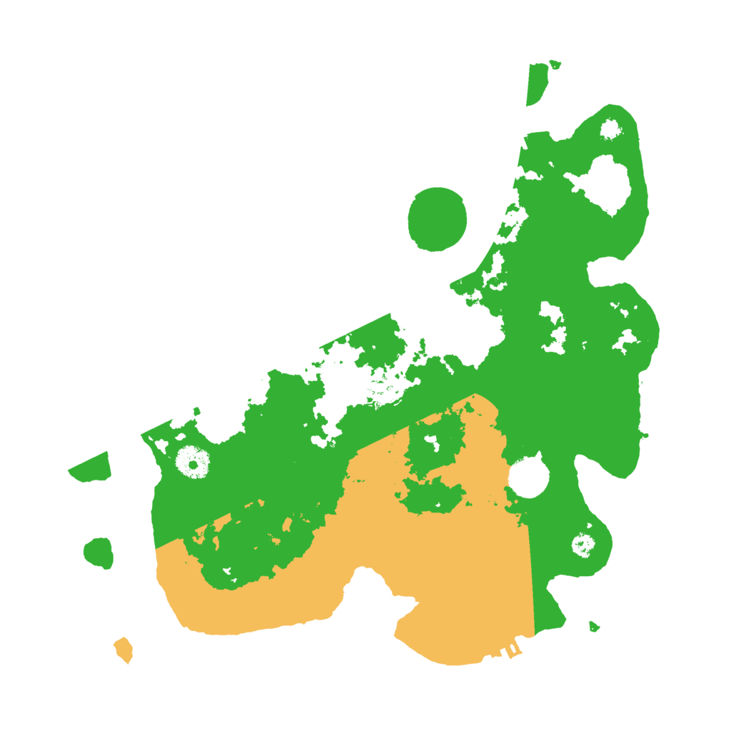 Biome Rust Map: Procedural Map, Size: 3300, Seed: 1985207391
