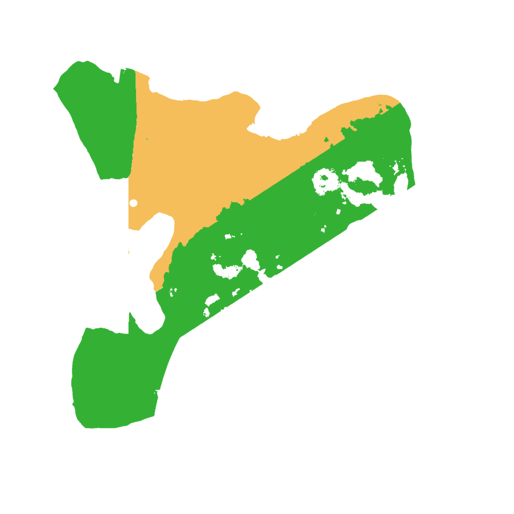 Biome Rust Map: Procedural Map, Size: 2000, Seed: 22989