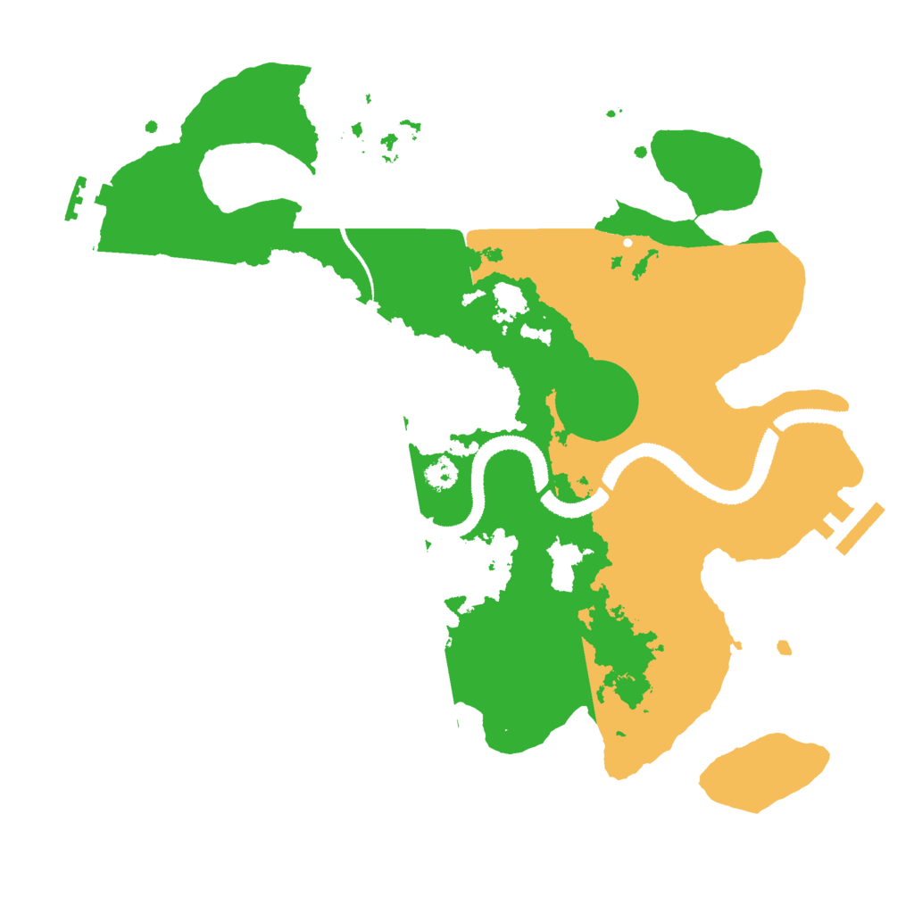 Biome Rust Map: Procedural Map, Size: 3000, Seed: 663022557