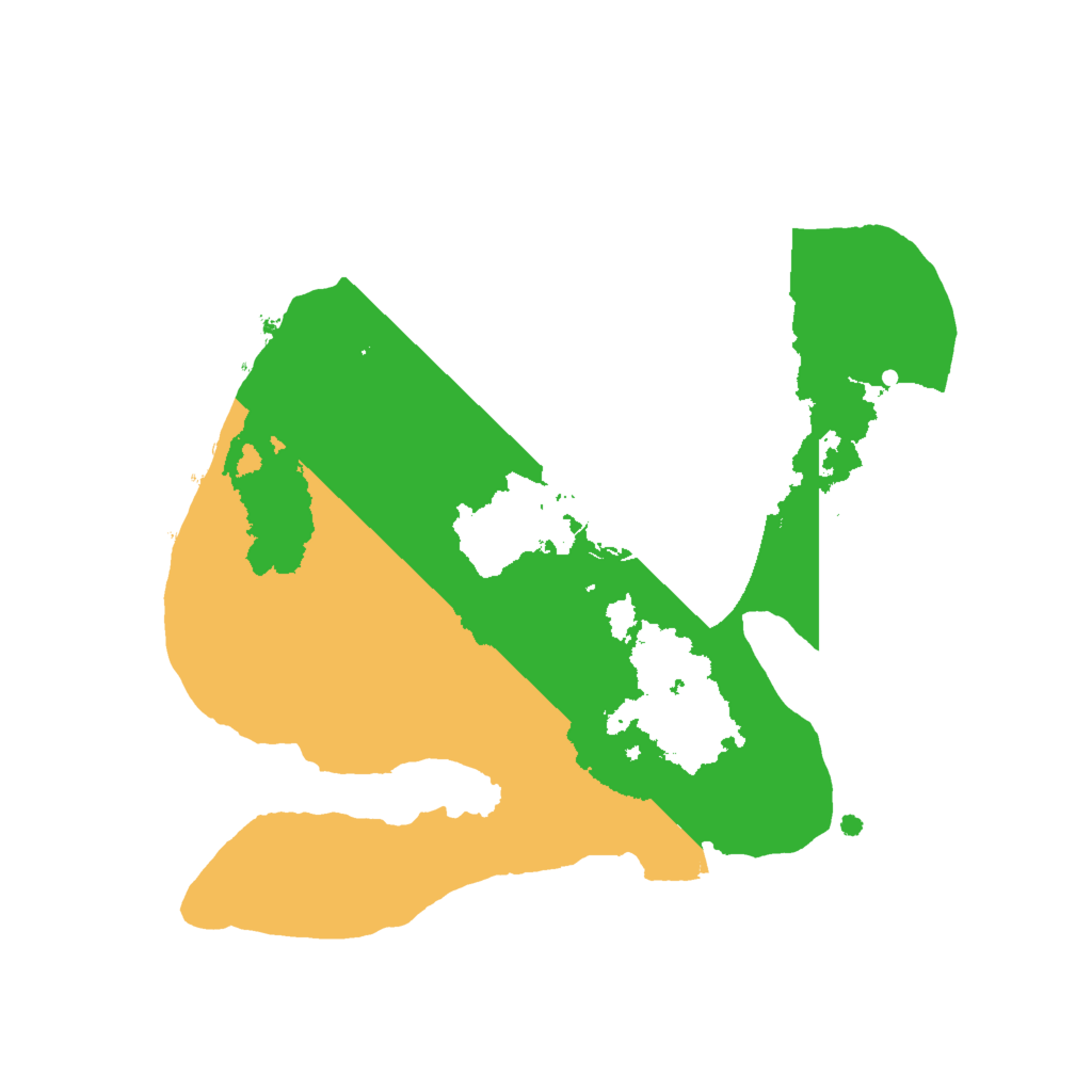 Biome Rust Map: Procedural Map, Size: 2000, Seed: 8445244