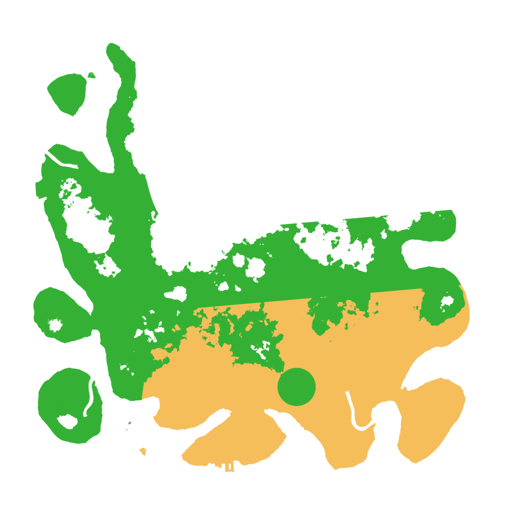 Biome Rust Map: Procedural Map, Size: 3500, Seed: 292017137