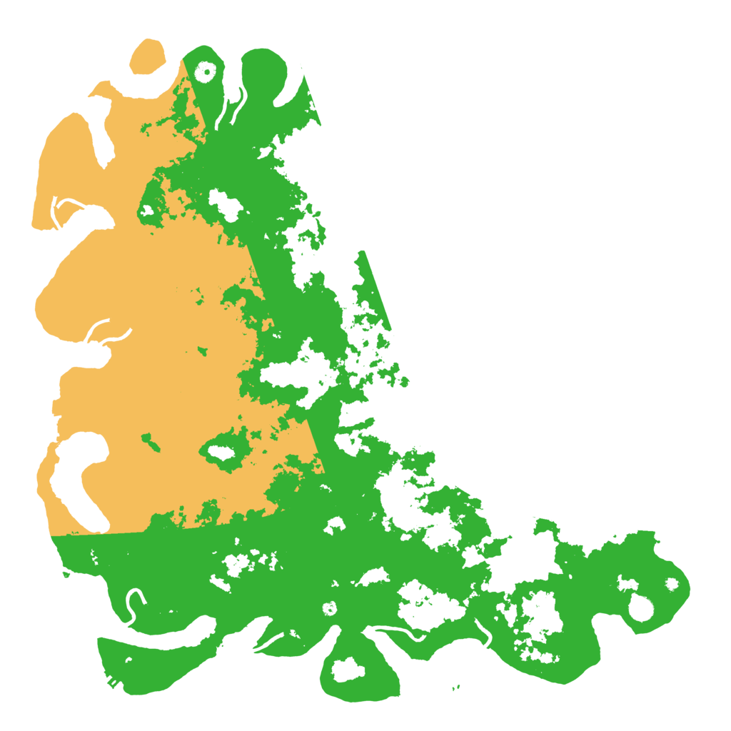 Biome Rust Map: Procedural Map, Size: 5250, Seed: 33423442