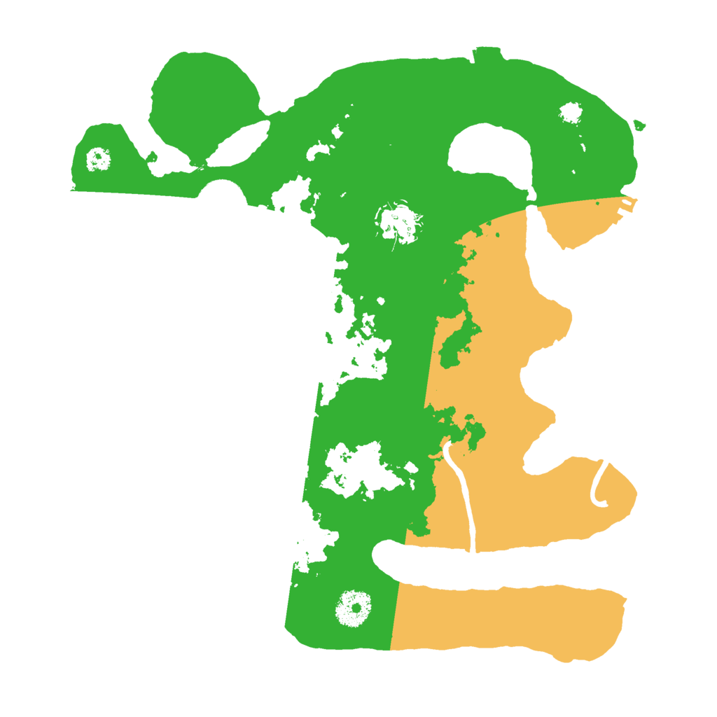 Biome Rust Map: Procedural Map, Size: 3000, Seed: 33367