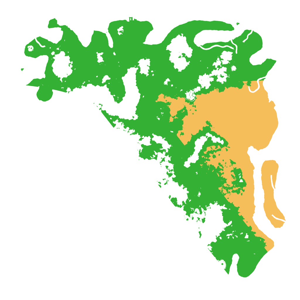 Biome Rust Map: Procedural Map, Size: 5250, Seed: 50006000