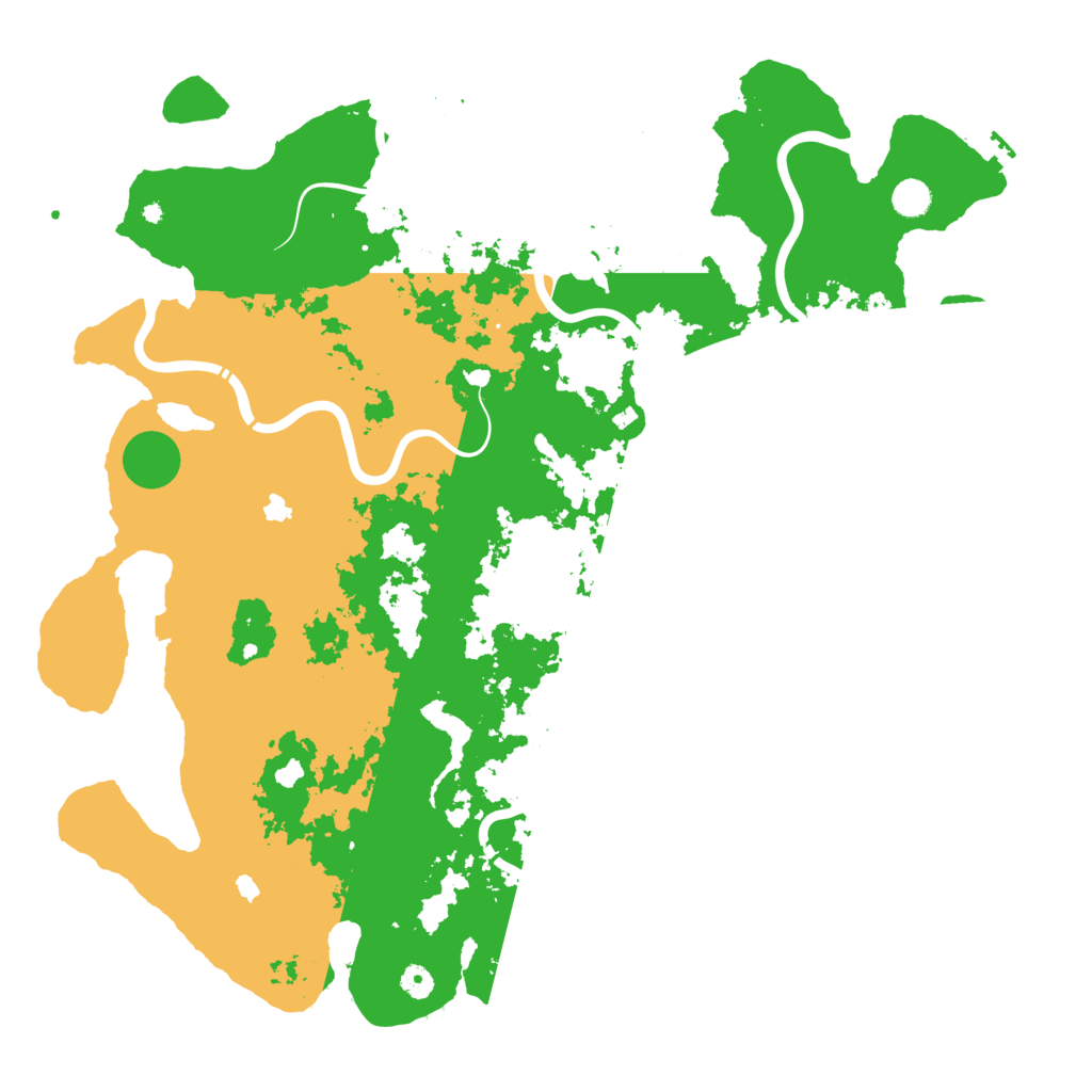 Biome Rust Map: Procedural Map, Size: 5000, Seed: 20200806