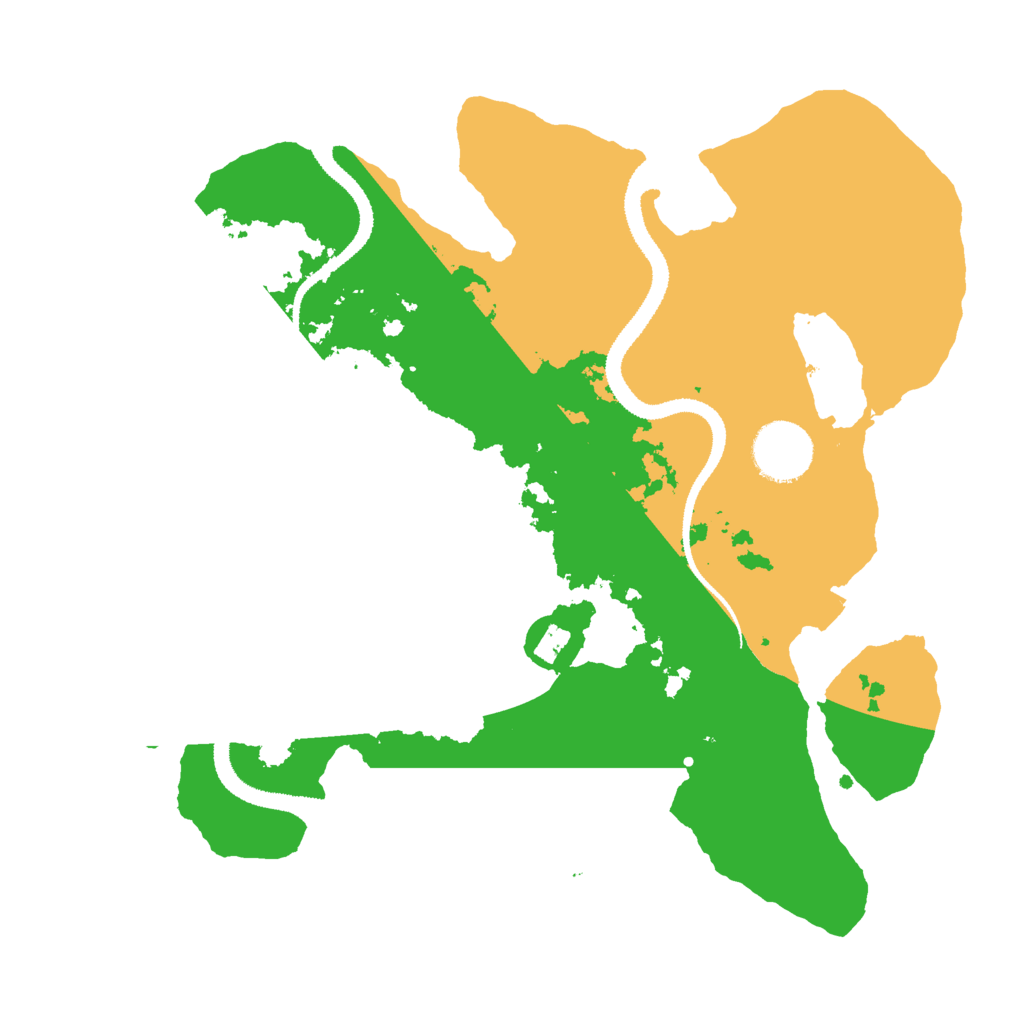 Biome Rust Map: Procedural Map, Size: 3000, Seed: 32140