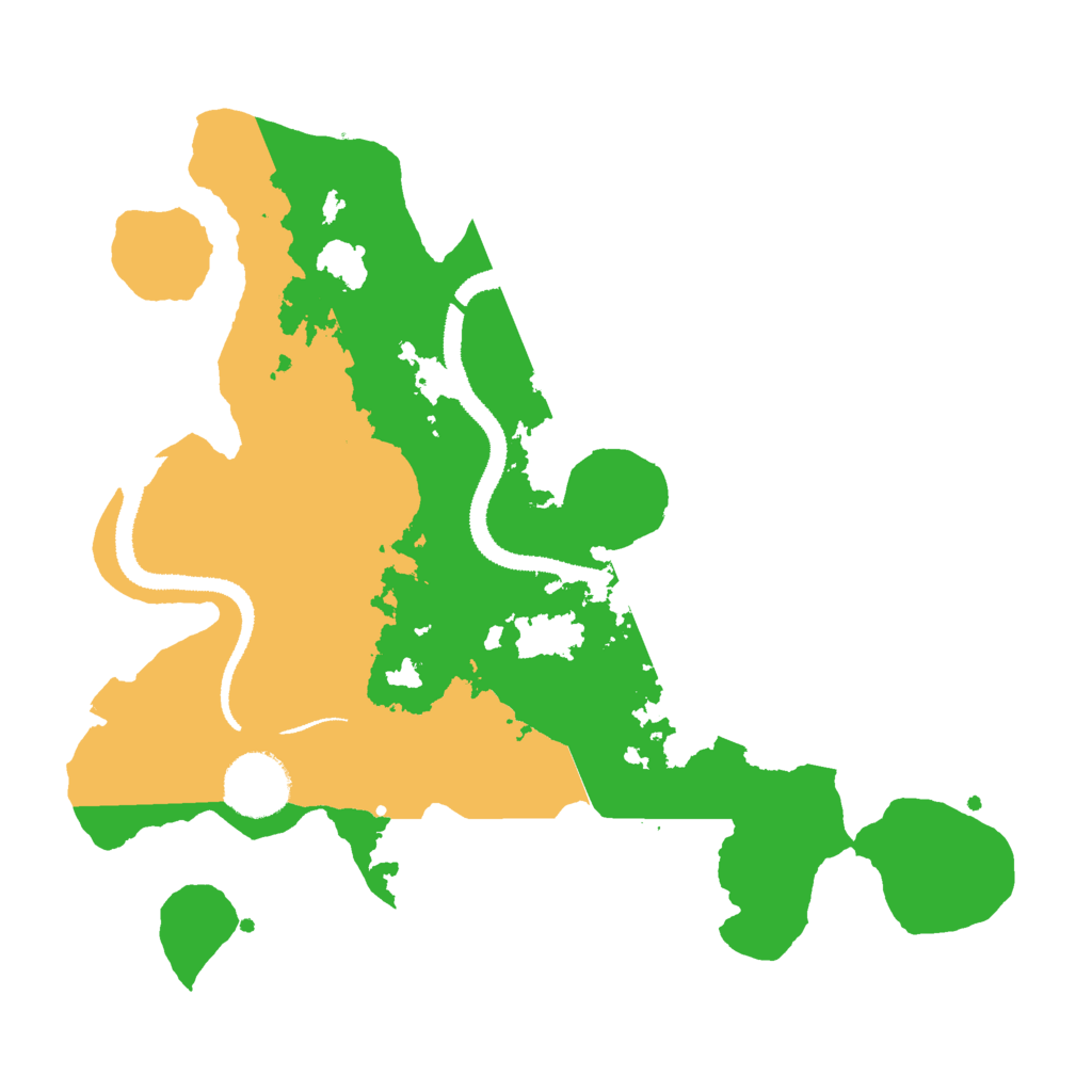 Biome Rust Map: Procedural Map, Size: 3000, Seed: 69119