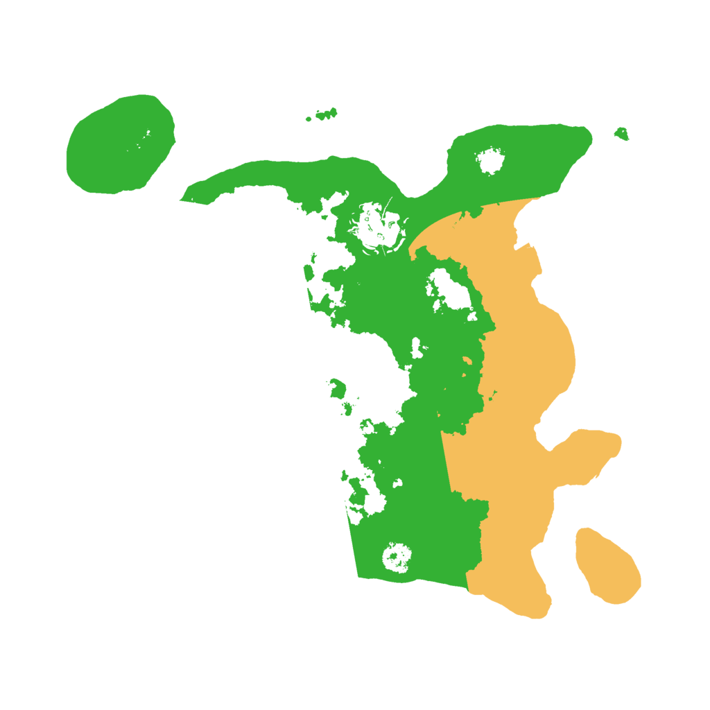 Biome Rust Map: Procedural Map, Size: 2500, Seed: 314151451