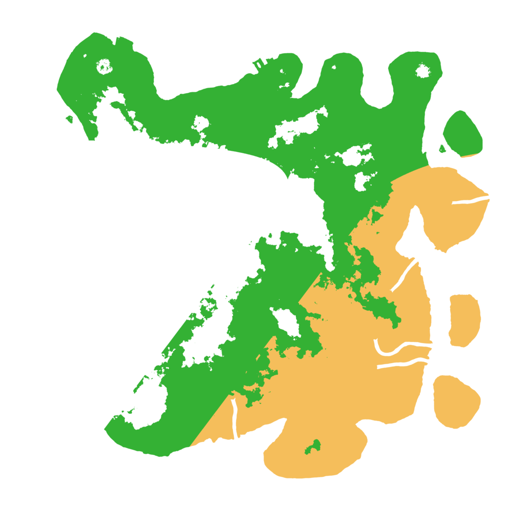 Biome Rust Map: Procedural Map, Size: 3500, Seed: 1422169527