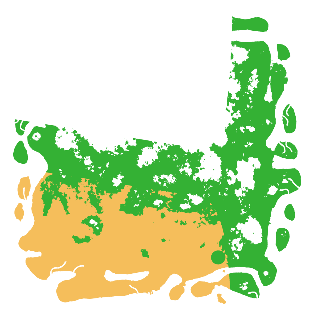 Biome Rust Map: Procedural Map, Size: 6000, Seed: 2345623