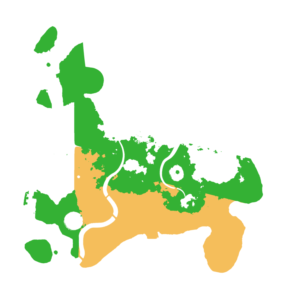Biome Rust Map: Procedural Map, Size: 3000, Seed: 71638305
