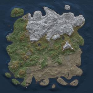 Thumbnail Rust Map: Procedural Map, Size: 4500, Seed: 59397, 19 Monuments