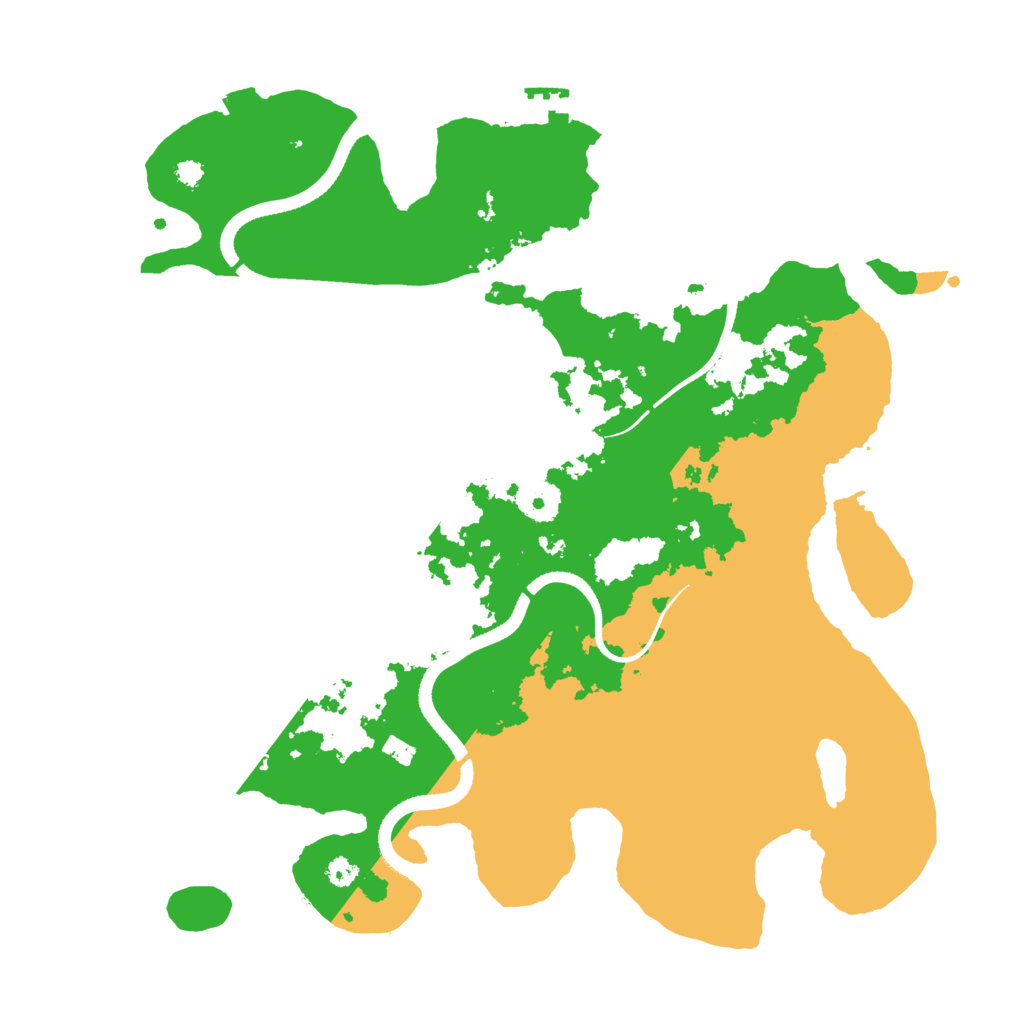 Biome Rust Map: Procedural Map, Size: 3500, Seed: 902020