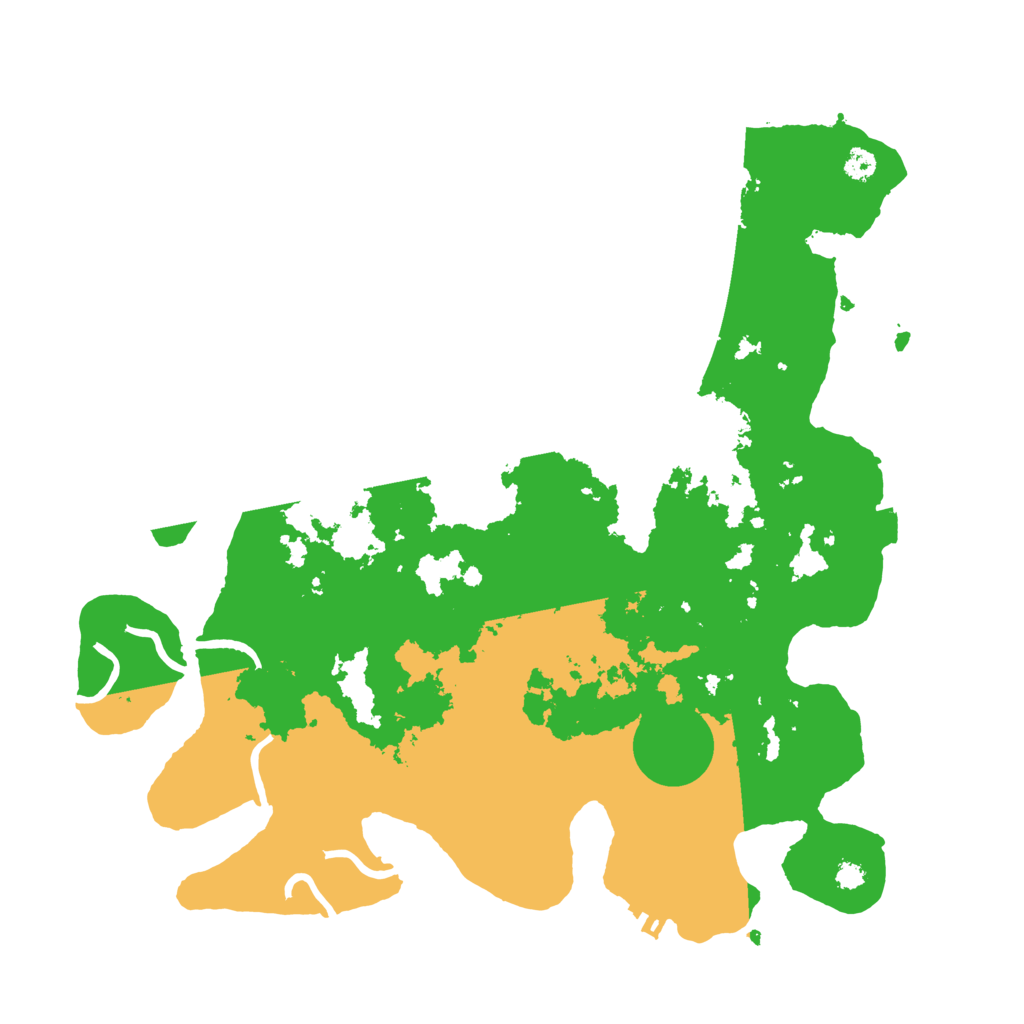 Biome Rust Map: Procedural Map, Size: 3350, Seed: 388254394