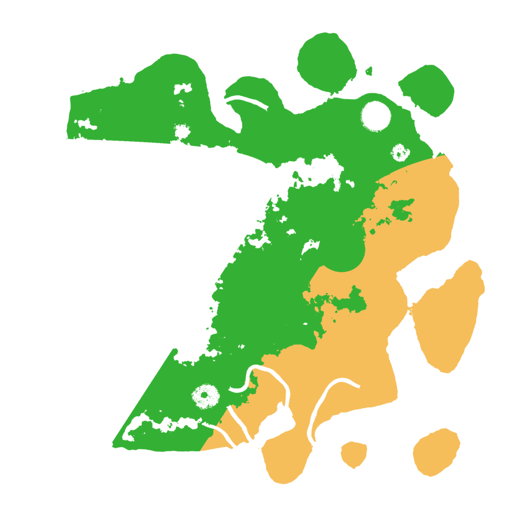 Biome Rust Map: Procedural Map, Size: 3100, Seed: 6