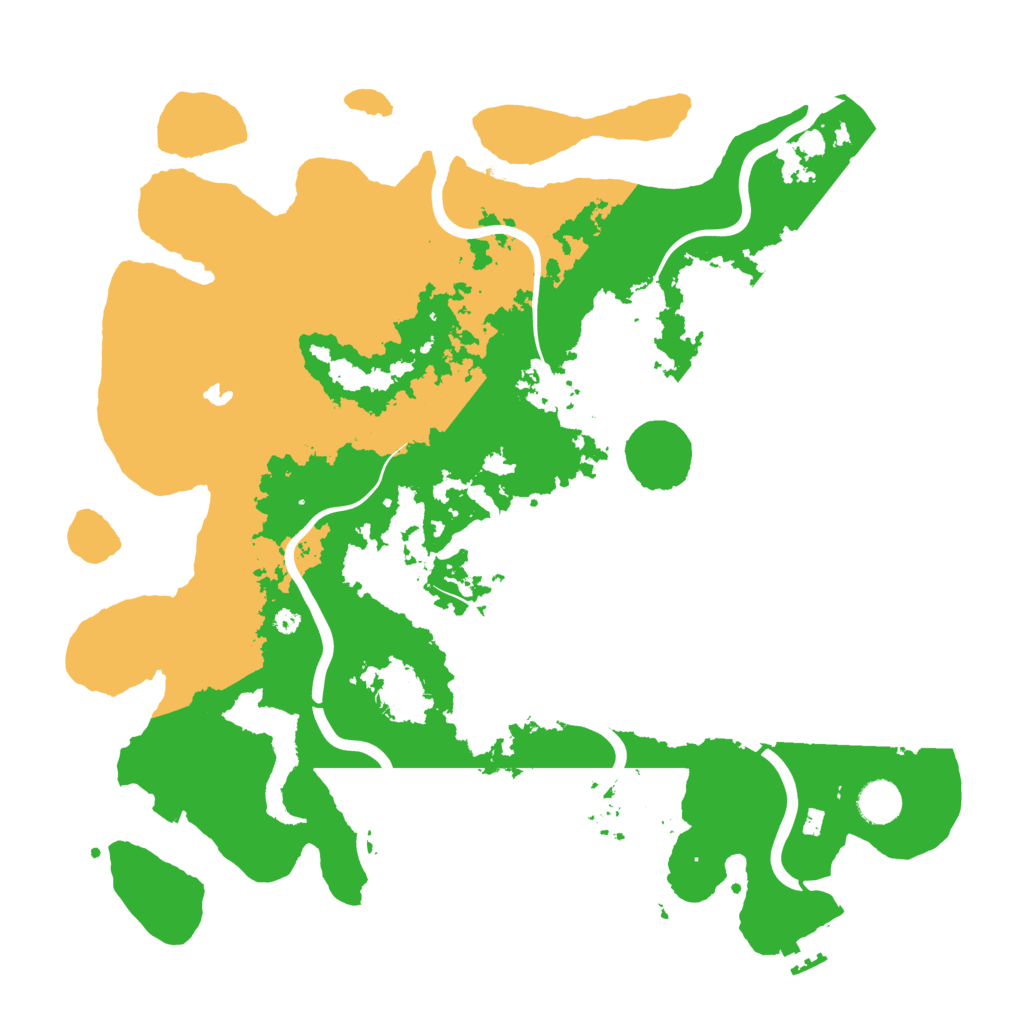 Biome Rust Map: Procedural Map, Size: 4100, Seed: 27621023