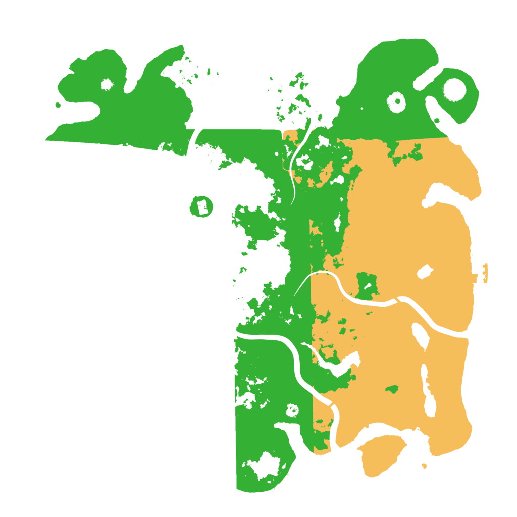 Biome Rust Map: Procedural Map, Size: 4000, Seed: 91827364