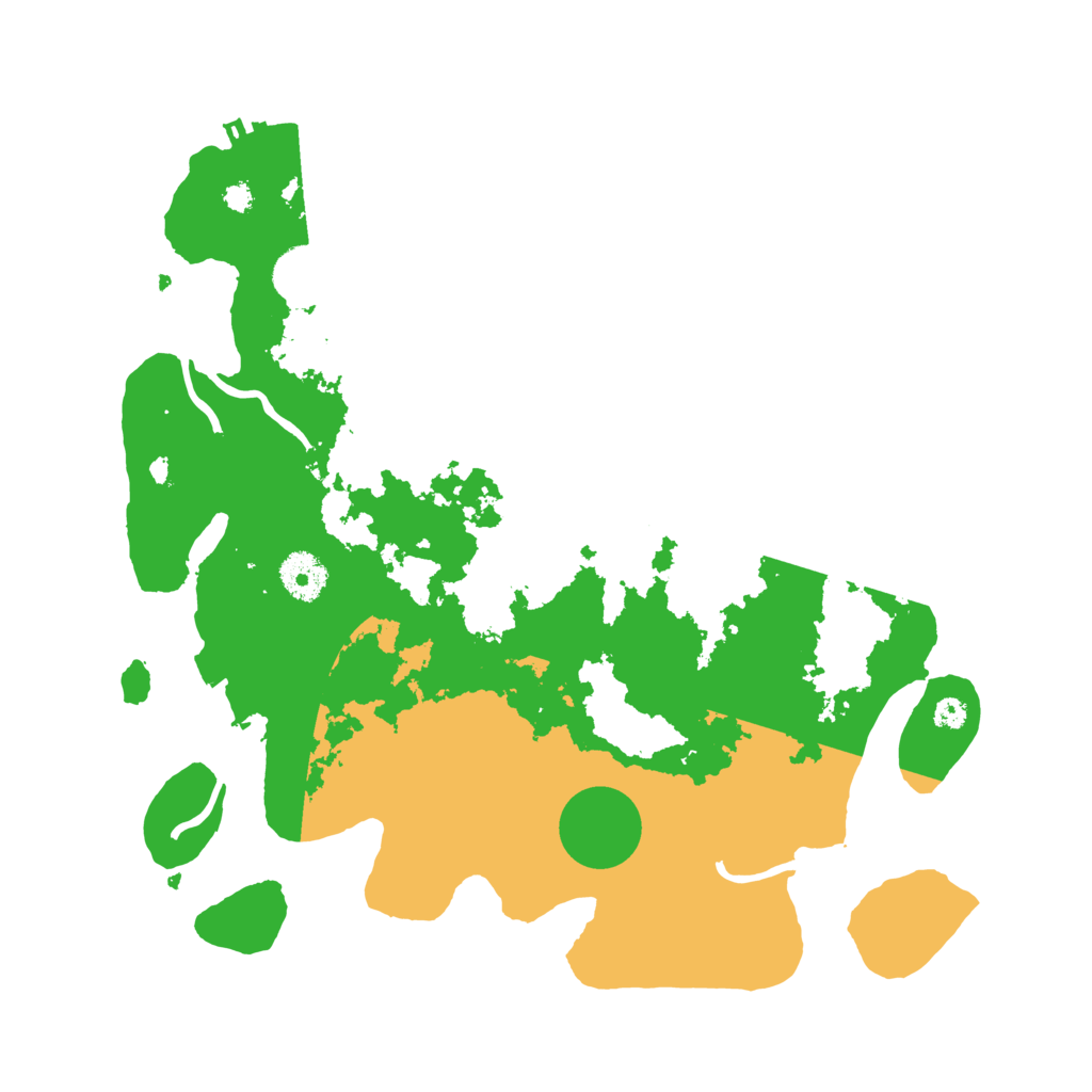 Biome Rust Map: Procedural Map, Size: 3500, Seed: 28210