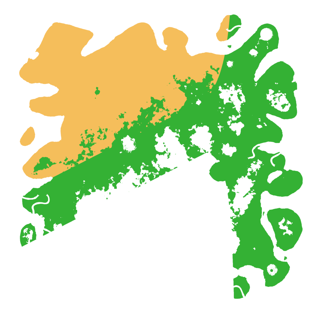 Biome Rust Map: Procedural Map, Size: 4500, Seed: 5282025