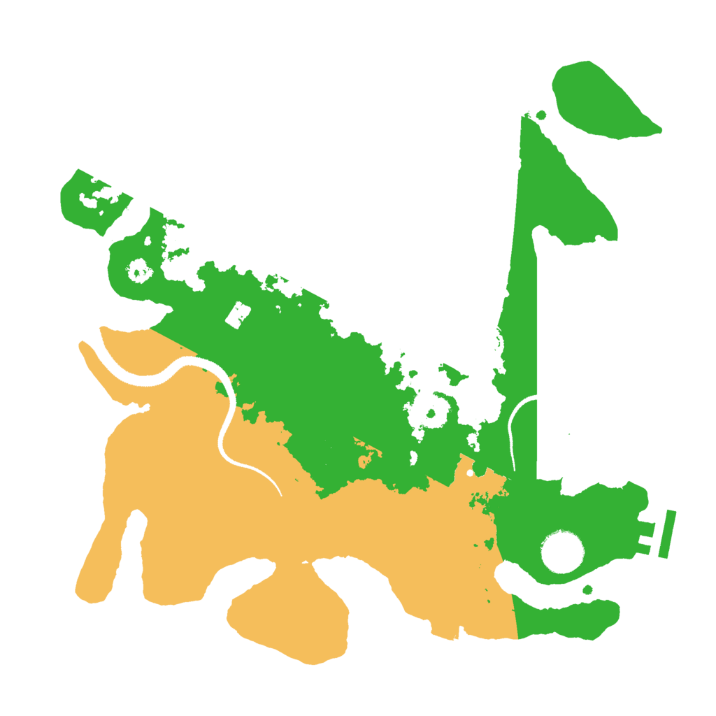 Biome Rust Map: Procedural Map, Size: 3000, Seed: 30260
