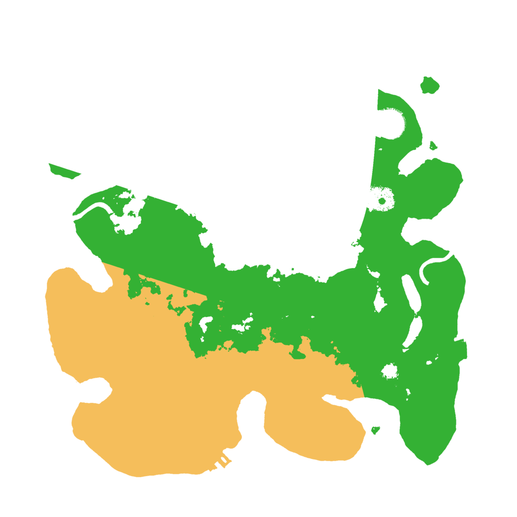 Biome Rust Map: Procedural Map, Size: 3000, Seed: 373628538