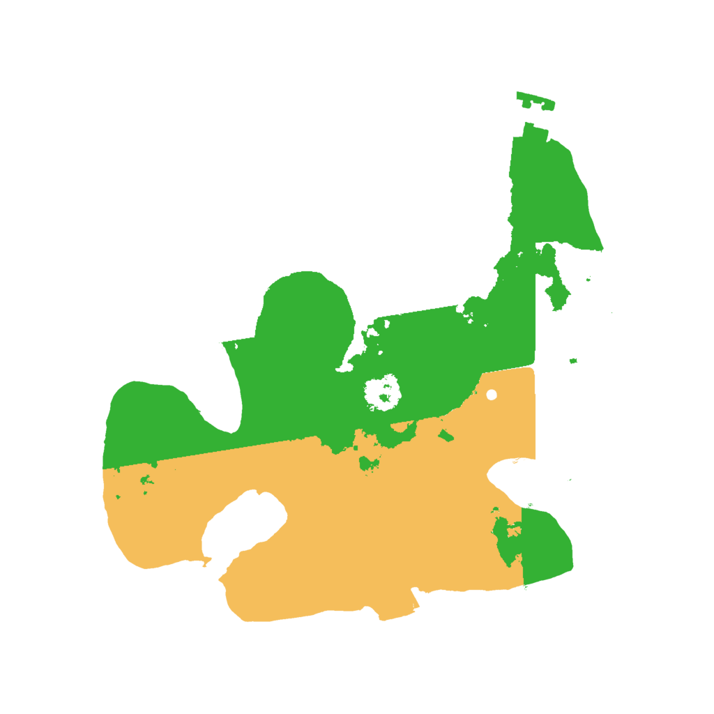 Biome Rust Map: Procedural Map, Size: 2000, Seed: 12131979