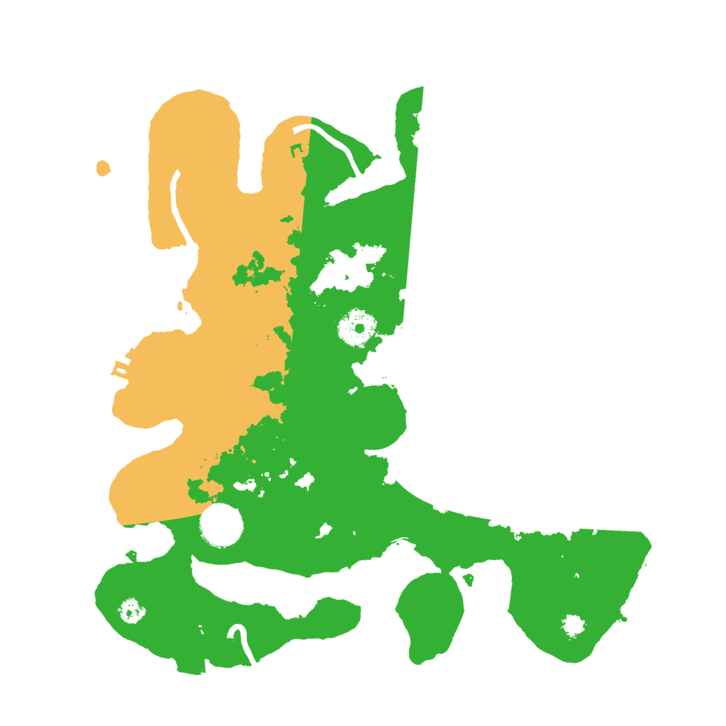 Biome Rust Map: Procedural Map, Size: 3000, Seed: 5324245
