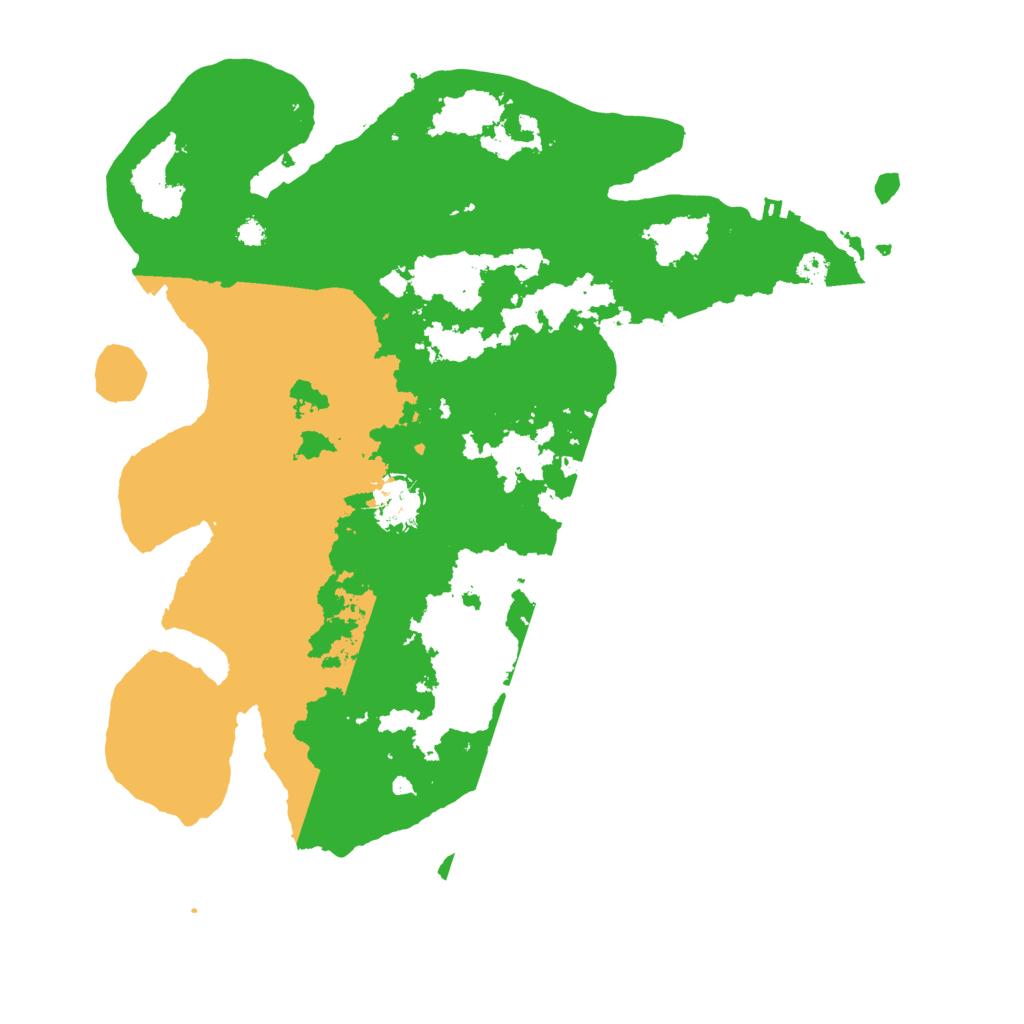 Biome Rust Map: Procedural Map, Size: 3500, Seed: 56727272