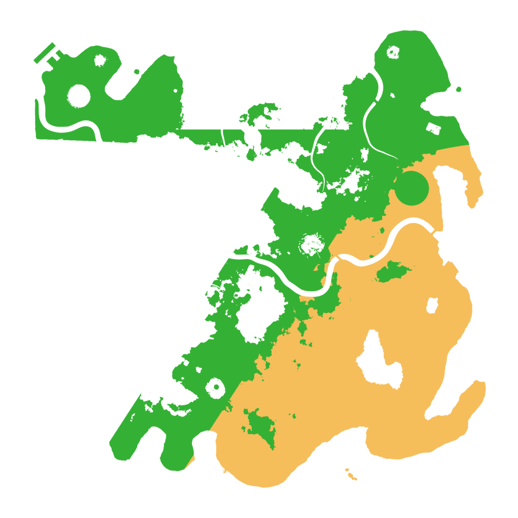 Biome Rust Map: Procedural Map, Size: 4000, Seed: 482427846