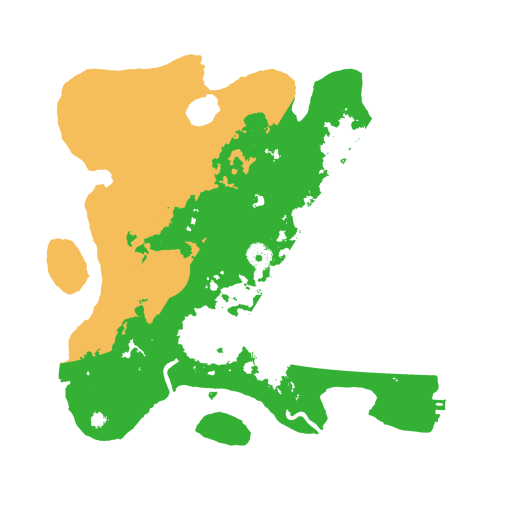 Biome Rust Map: Procedural Map, Size: 3000, Seed: 11131