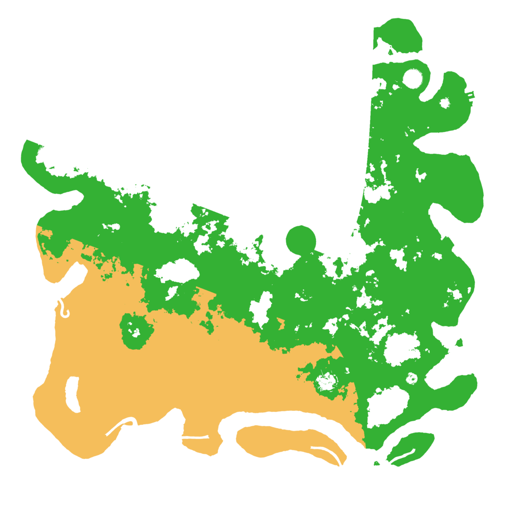 Biome Rust Map: Procedural Map, Size: 4600, Seed: 6528202