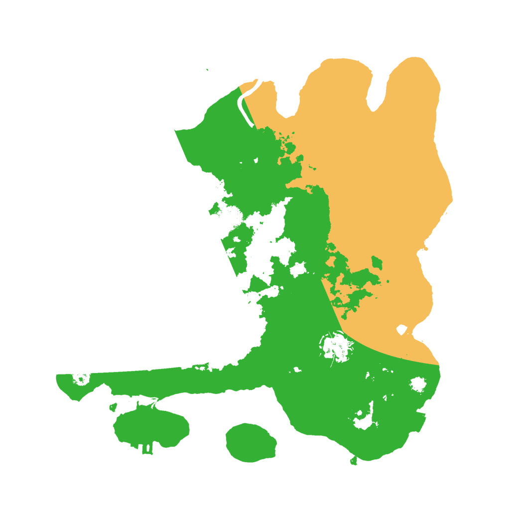 Biome Rust Map: Procedural Map, Size: 3000, Seed: 3916