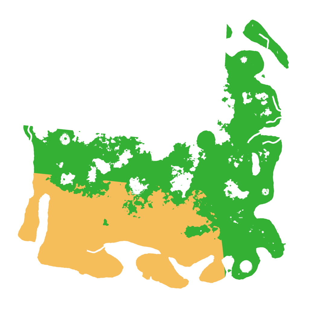 Biome Rust Map: Procedural Map, Size: 4490, Seed: 248800