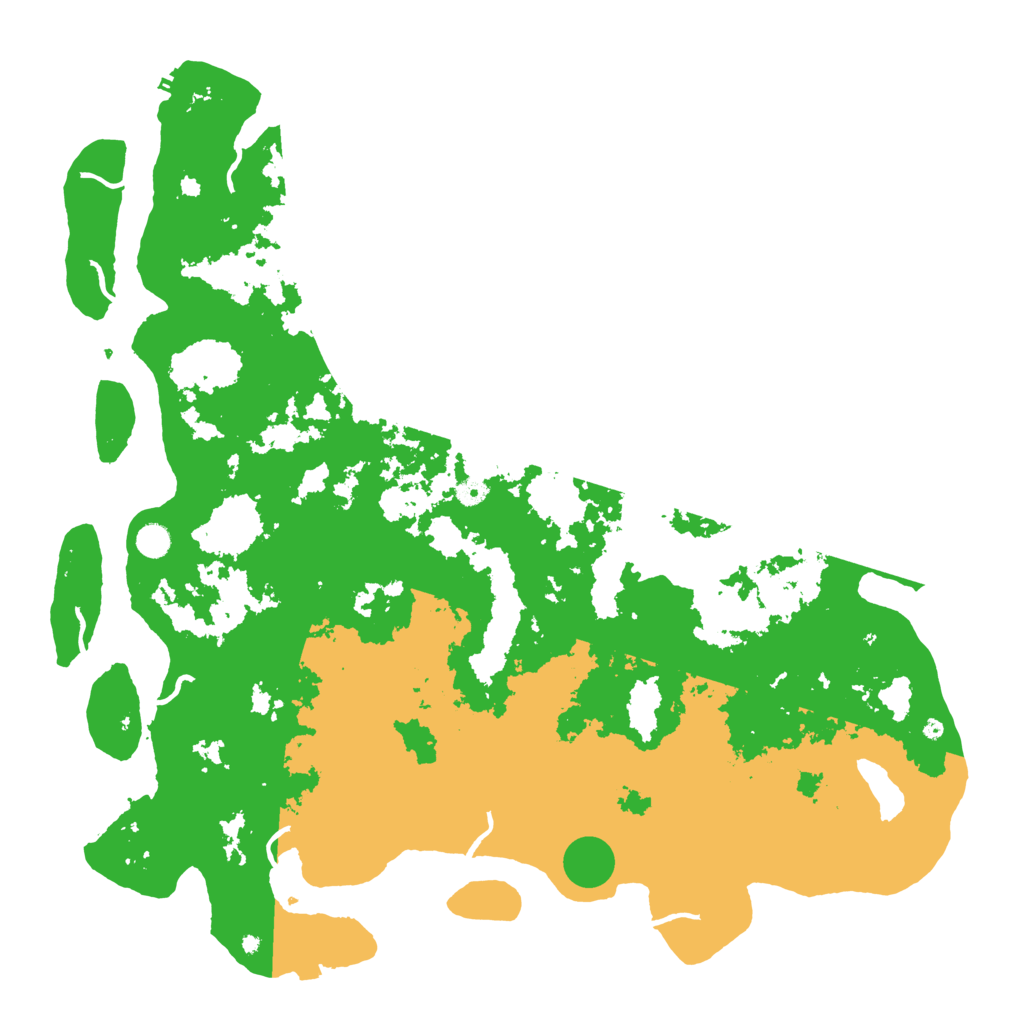 Biome Rust Map: Procedural Map, Size: 5250, Seed: 989898