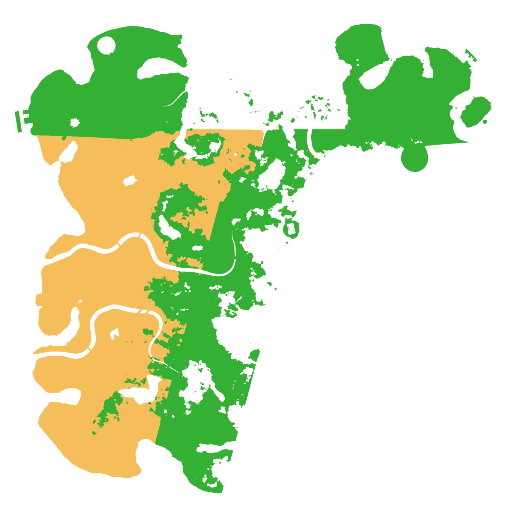 Biome Rust Map: Procedural Map, Size: 5000, Seed: 1980664946