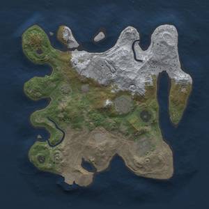 Thumbnail Rust Map: Procedural Map, Size: 2700, Seed: 332054007, 8 Monuments