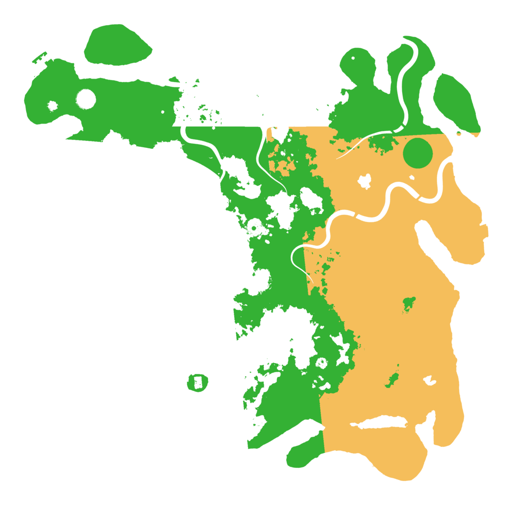 Biome Rust Map: Procedural Map, Size: 4500, Seed: 2146434659