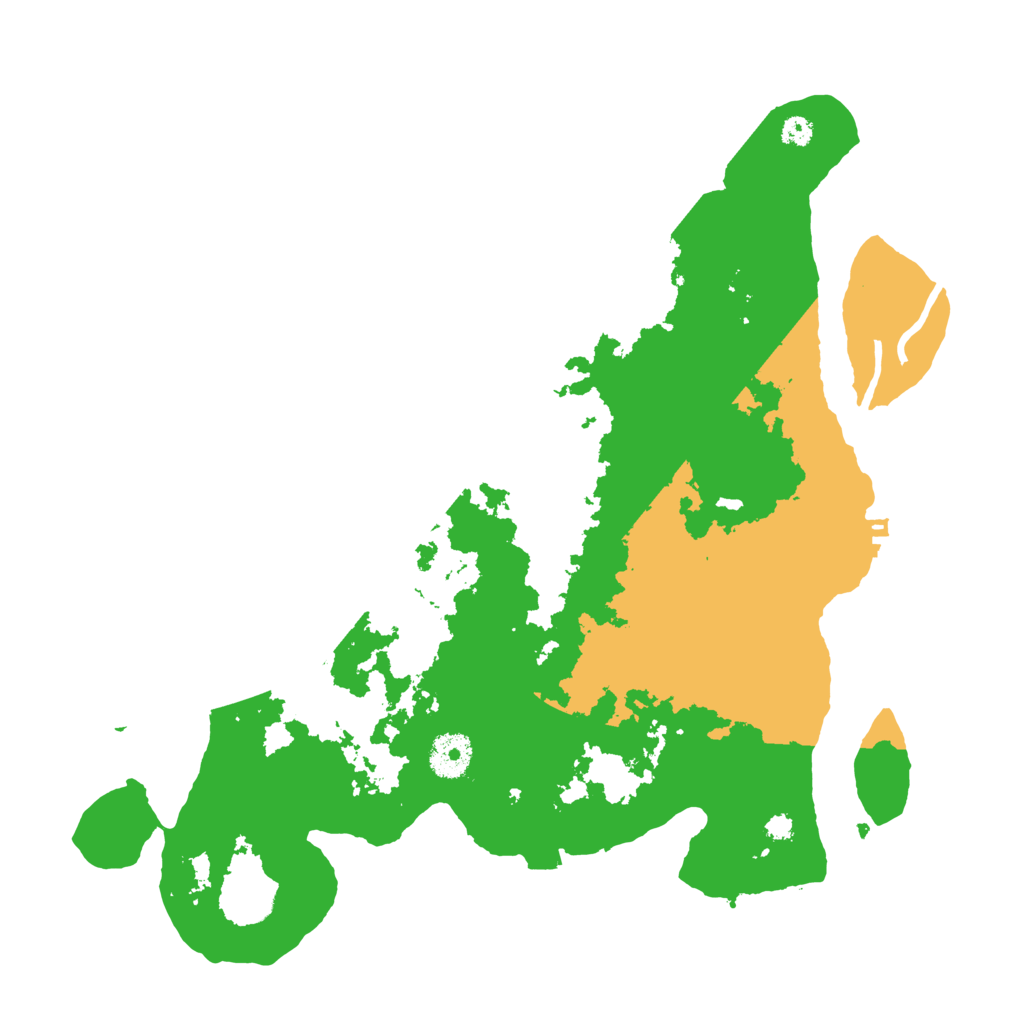 Biome Rust Map: Procedural Map, Size: 3500, Seed: 17689414
