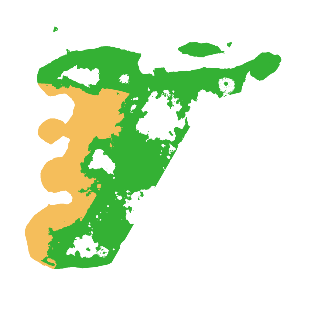 Biome Rust Map: Procedural Map, Size: 3000, Seed: 18681