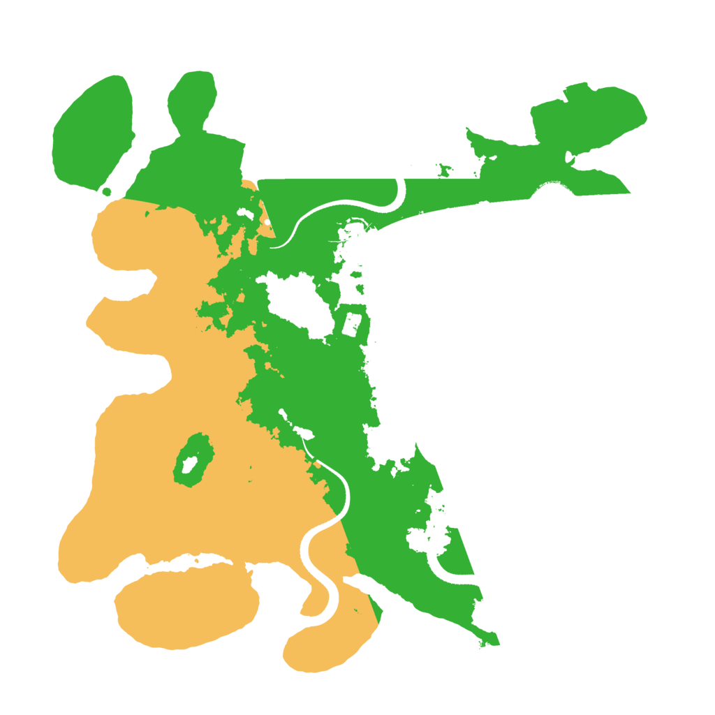 Biome Rust Map: Procedural Map, Size: 3300, Seed: 1156254509