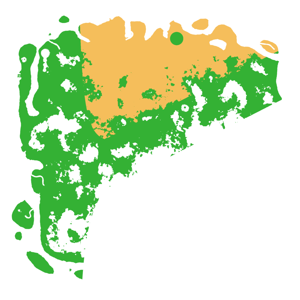 Biome Rust Map: Procedural Map, Size: 6000, Seed: 7070707