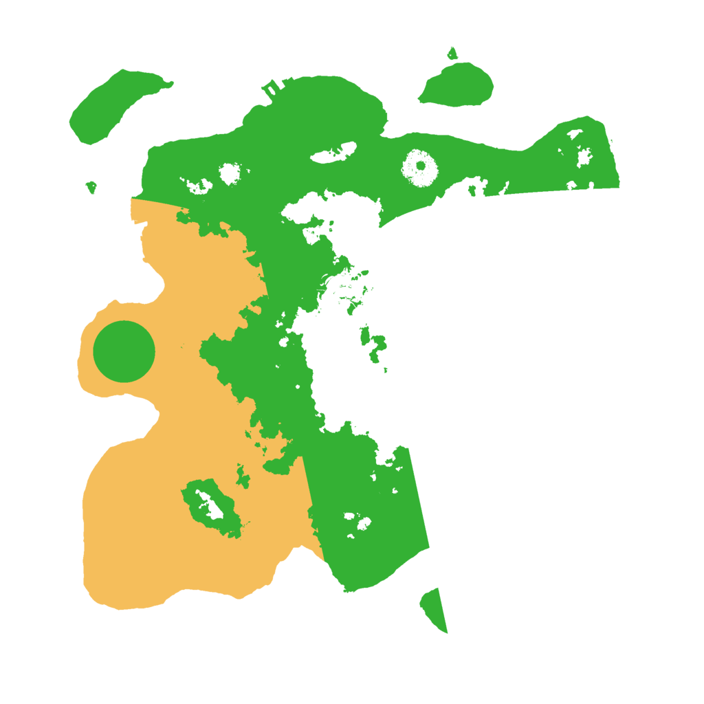 Biome Rust Map: Procedural Map, Size: 3000, Seed: 18626