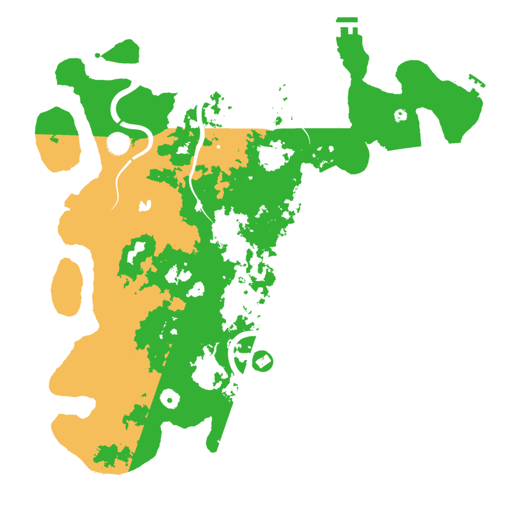 Biome Rust Map: Procedural Map, Size: 4000, Seed: 321545453