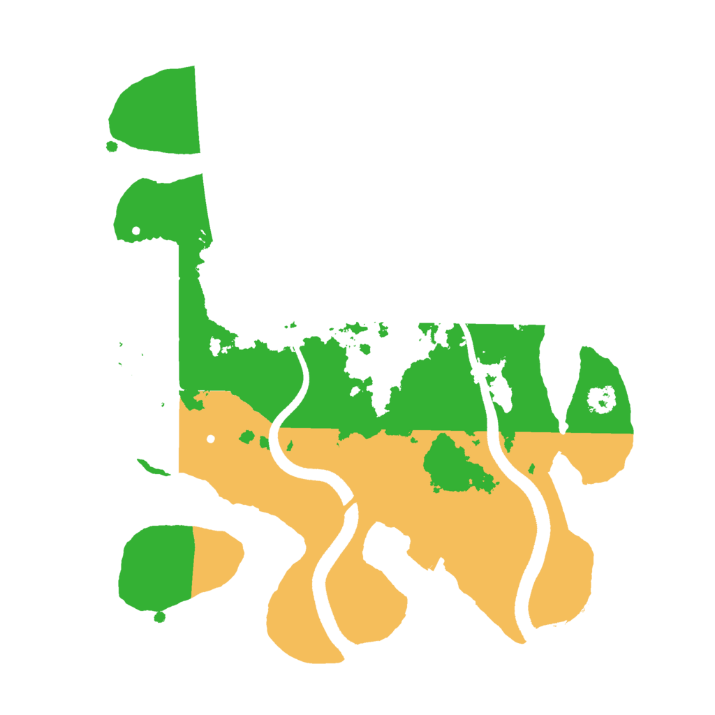 Biome Rust Map: Procedural Map, Size: 2550, Seed: 3518