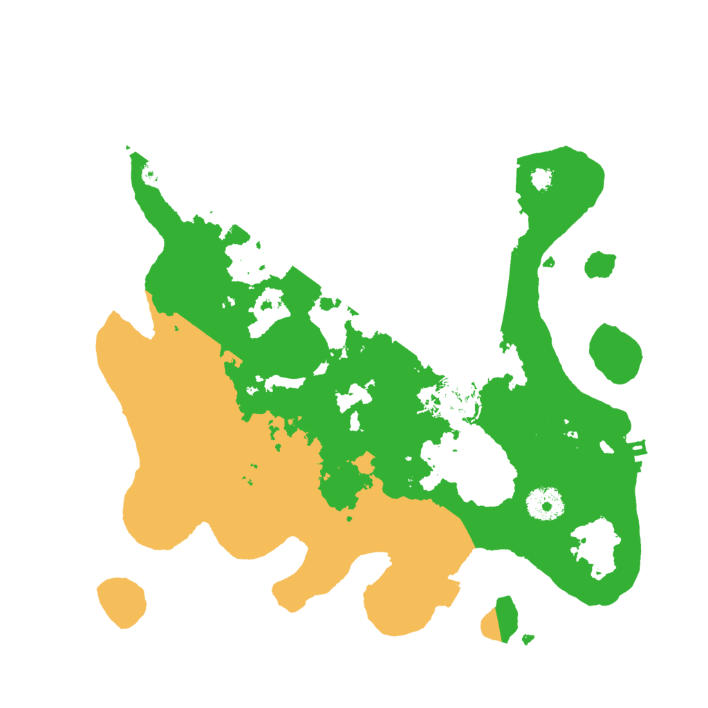 Biome Rust Map: Procedural Map, Size: 3000, Seed: 2317945