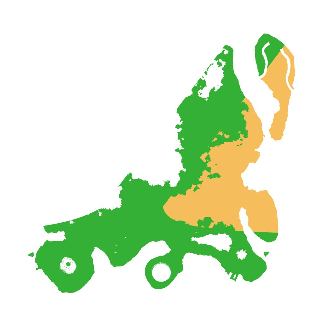 Biome Rust Map: Procedural Map, Size: 3000, Seed: 212312312